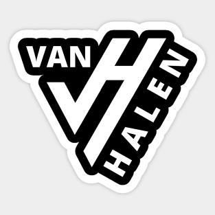 van halen vintage logo Sticker